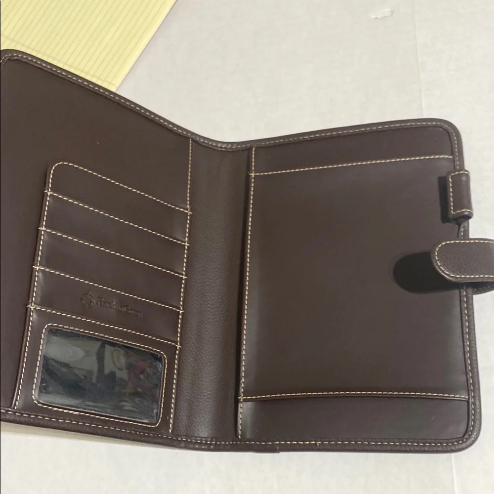 VGUC. Franklin Covey Brown Leather Planner